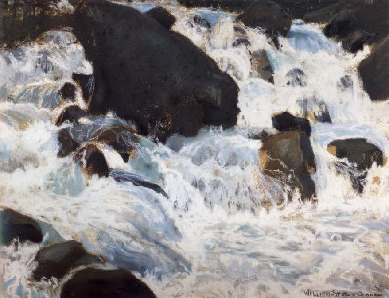 William Stott of Oldham Schwarzer Wasserfall China oil painting art